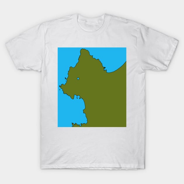 Monterey, California Map T-Shirt by CorrieMick